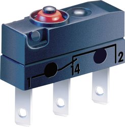Mikroprzełącznik DC2C-L1AA 250 V/AC 10 A 1 x wł/(wł) ZF  chwilowy 1 szt.