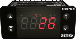 Termostat Emko ESM-3710-N.5.12.0.1/00.00/2.0.0.0 PTC -50 do 130 °C Przekaźnik 16 A (D x S x W) 65 x 76 x 35 mm