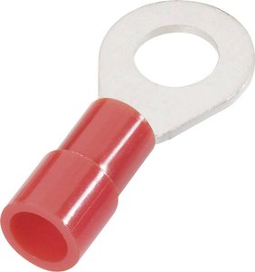 Końcówka oczkowa  Maksymalne pole powierzchni przekroju=10 mm² Ø otworu=13 mm Izolowane częściowo czerwony Cimco 180078 1 szt.