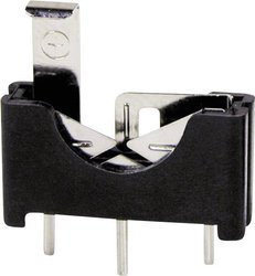 Uchwyt ogniwa guzikowego MPD BS-1225-PC, CR 1225, Pionowy, Montaż przewlekany THT, (D x S x W) 15.42 x 4.78 x 8.33 mm