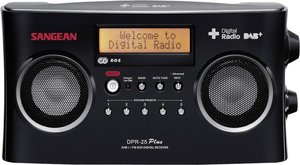 Radio przenośne Sangean DPR-25+ DAB+, UKW funkcja ładowania akumulatora czarny