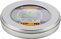 RHODIUS XT15 ACCU BOX Bardzo cienka tarcza tnąca 115 x 1,0 x 22,23mm INOX prosta Tarcza tnąca prosta Rhodius XT15 ACCU BOX 210247 115 mm 10 szt.