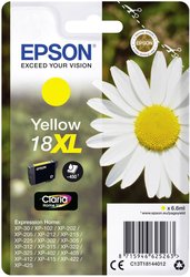 Epson atrament T1814, 18XL tusz oryginalny  Żółty C13T18144012