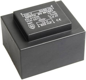 Transformator do PCB, EI 48/16,8  Gerth PT486002 230 V N/A N/A 10 VA