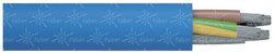 Kabel silnikowy Faber Kabel 050502, 4 x 2.5 mm², Cu, goły, kl5 = z cienkich drutów, Produkty w metrach bieżących, niebieski