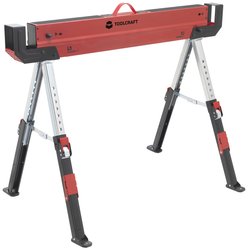 Składany stojak TOOLCRAFT, z regulacją wysokości Kobyłka warsztatowa TOOLCRAFT TO-7726197