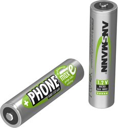 Akumulator AAA/R03 Ansmann DECT maxE HR03, NiMH, 550 mAh, 1.2 V, 2 szt.