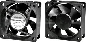Wentylator osiowy Sunon EE60251B1-A99, 12 V/DC, 39.91 m³/h, (D x S x W) 60 x 60 x 25 mm