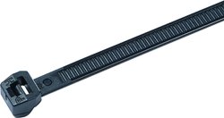 Opaska kablowa HellermannTyton T18ROS-PA66V0-WH 118-00079, 100 mm, poliamid, 100 szt.