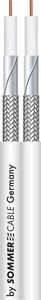 Kabel koncentryczny Sommer Cable 601-0940, Średnica zewnętrzna: 4.6 mm, HD 0.7/2.9, 75 Ω, 90 dB, biały, Produkty w metrach bieżących