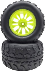 Koło kompletne Reely 2197487 1:10 Monstertruck żółty neonowy 2 szt.