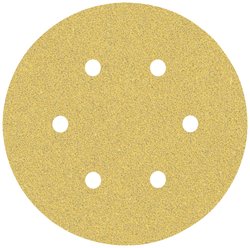 Papier ścierny EXPERT C470 z 6 otworami do szlifierek mimośrodowych, 150 mm, G 60, 5 części. Papier ścierny ekscentryczny Bosch Accessories EXPERT C470 2608900814  5 szt.