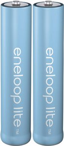 Akumulator AAA/R03 eneloop eneloop lite HR03, NiMH, 550 mAh, 1.2 V, 2 szt.
