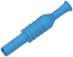 Wtyk bananowy d4 bezpieczny, zacisk śrubowy, niebieski Electro PJP 1065-CD1-Bl Wtyk laboratoryjny 1 szt.