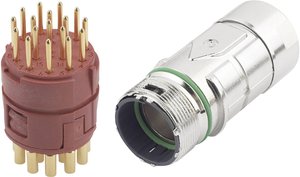 LAPP EPIC® KIT M23 F6 17-POL MALE 75009709 Zestaw łącznika wtyczkowego Zawartość: 1 zest.