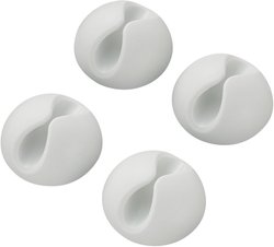 Uchwyt kablowy TRU COMPONENTS SWC-10WT/4P 542241, 9 mm (max), 4 szt.