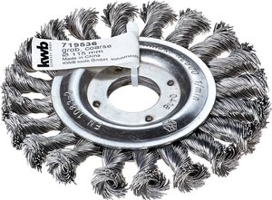 kwb Szczotki tarczowe AGGRESSO-FLEX®, pleciony drut stalowy HSS do szlifierek kątowych  719536 1 szt.