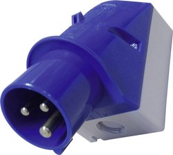 Złącze męskie ścienne CEE-CARA MENNEKES 332 16 A 230 V