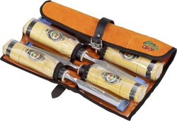 Zestaw dłut stolarskich, 4 sztuki, w zamszowej torbie Dłuto stolarskie Kirschen 1958000, 1 szt.