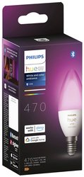 Rozszerzenie oświetlenia LED Philips Lighting Hue White & Col. Amb. Einzeplack E14 470lm Hue 871951435661000 5.3 W