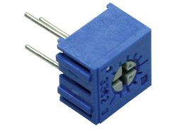 Potencjometr do strojenia cermetalu, 1kΩ, 0,5W, THT, górny, 3362H-1-102LF Bourns 3362H-1-102LF  1 kΩ THT  1 szt.