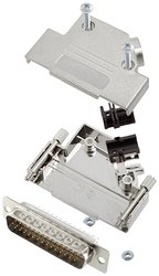 Zestaw listew męskich D-Sub encitech D45PK-M-25-HDP44-W-K 6355-8057-03, rzędy: 3, styki: 44, 45 °, 1 szt.