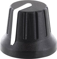 Pokrętło TRU COMPONENTS RK49009WS, z nakładką ze znacznikiem, (Ø x W) 18.8 mm x 15.24 mm, 1 szt.