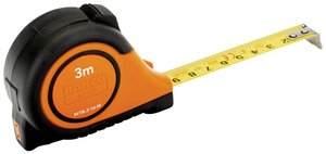 Taśma miernicza, 8 m, metryczna magnetyczna, automatyczna blokada  Taśma miernicza Bahco  MTB-8-25-M