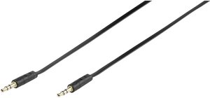 Kabel Audio Vivanco 46/10 03FG [1x złącze męskie jack 3,5 mm - 1x złącze męskie jack 3,5 mm] 0.30 m