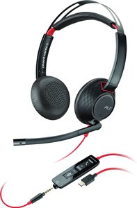 Zestaw słuchawkowy On Ear Plantronics C5220 Blackwire 207586-201 Stereo czarny