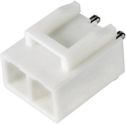 Listwa kołkowa, męska, do wbudowania, precyzyjna JST B02P-VL, Ilość pinów 2, Wymiary siatki: 6.20 mm, 1 szt.