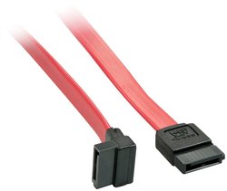 Kabel SATA LINDY 33350, [1x złącze męskie SATA 7-pin - 1x złącze męskie SATA 7-pin], 0.20 m