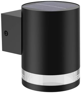 Kinkiet Philips Outdoor Solar Fyce 1,5 W, czujnik światła dziennego, 2700 kelwinów, czarny Lampa ścienna solarna Philips Fyce 8720169265547, 1.5 W, 2700 K