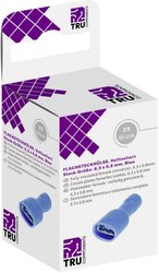 TRU COMPONENTS T1904C118 Asortyment konektorów płaskich, żeńskich 25 szt.