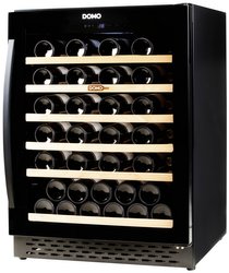 Chłodziarka do wina Domo PREMIUM na 51 butelek Piwniczka na wino  DOMO  143 l czarny