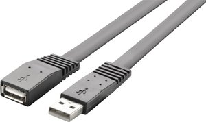 Kabel USB Renkforce, USB 2.0, Złącze męskie USB-A, Złącze żeńskie USB-A, 3.00 m