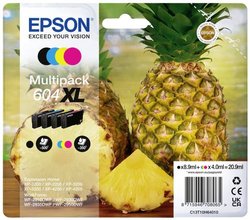 Epson atrament T10H6, 604XL tusz oryginalny Combi-Pack Czarny, cyjanowy, magenta, żółty C13T10H64010