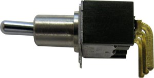 Przełącznik dźwigienkowy NKK Switches M2012S3S2G03 M2012S3S2G03, 1 x wł/wł, 28 V DC/AC, 0.1 A, 1 szt.