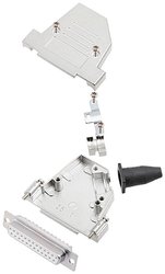 Zestaw listew żeńskich D-Sub encitech DTSL25-SJSRG-S-DBS-W-K 6355-8090-13, rzędy: 2, styki: 25, 45 °, 1 szt.