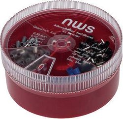 Zestaw końcówek rurkowych NWS 144-BI-400, 0.50 mm² - 2.50 mm², 400 szt.