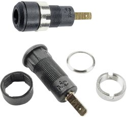 Gniazdo laboratoryjne Złącze żeńskie do wbudowania pionowego Średnica pinu: 2 mm biały Stäubli SLB2-F2,8 1 szt.