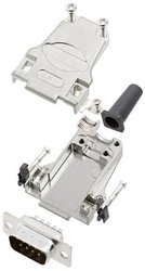 Zestaw listew męskich D-Sub TRU COMPONENTS TCDTZF09DBPK 7708752, rzędy: 2, styki: 9, 180 °, 1 szt.