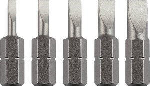 Bity DO ZASTOSOWANIA PODSTAWOWEGO, 25 mm Bit krzyżakowy kwb 120540 5 szt.