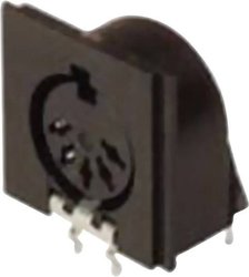 Złącze męskie okrągłe DIN MAB 5SH Hirschmann 931 744-500-1 złącze żeńskie do wbudowania poziomego Ilość styków: 5  czarny 1 szt.