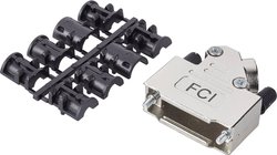 Obudowa złącza D-SUB FCI D-SUB 8655MHRA1501KLF, odlew cynkowy, 45 °, 1 szt.