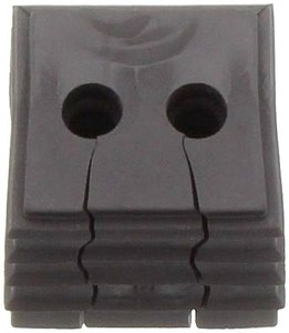 Element uszczelniający CONTA-CLIP KDS-DE 2X4-5 BK 28555.4, (D x S x W) 20.3 x 20.3 x 17.7 mm, termoplastyczny elastomer, 10 szt.