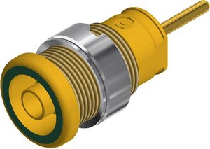 Złącze bananowe SKS HirschmannSEB 2630 S1.9 GELB/GRUEN YELLOW/GREEN/ZIELONY