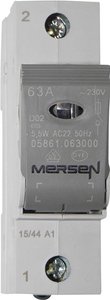 Mersen  05861.063000  Rozłącznik bezpiecznikowy      Rozmiar bezpiecznika = D02    63 A    400 V  1 szt.