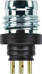 Złącze do zabudowy czujników/elementów wykonawczych M8 Escha SESP3S 8008157 Ilość styków: 3 1 szt.