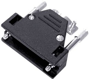 Obudowa złącza D-SUB encitech ED-D09T-K 2801-0102-01, tworzywo sztuczne, 180 °, 1 szt.